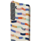 Abstract Lines Pattern Samsung Snap Case By Artists Collection