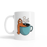 Sloth In A Hot Tub Coffee Coffee Mug By Vexels