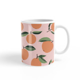 Abstract Orange Pattern Coffee Mug By Artists Collection