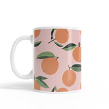 Abstract Orange Pattern Coffee Mug By Artists Collection