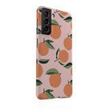 Abstract Orange Pattern Samsung Snap Case By Artists Collection