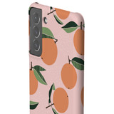 Abstract Orange Pattern Samsung Snap Case By Artists Collection