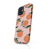 Abstract Orange Pattern iPhone Tough Case By Artists Collection