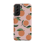 Abstract Orange Pattern Samsung Tough Case By Artists Collection