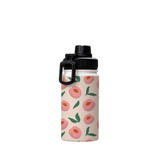 Abstract Peach Pattern Water Bottle By Artists Collection
