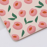 Abstract Peach Pattern Clutch Bag By Artists Collection