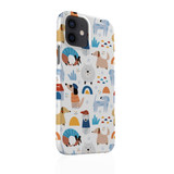 Cute Dogs Pattern iPhone Snap Case By Artists Collection