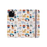 Cute Dogs Pattern iPhone Folio Case By Artists Collection