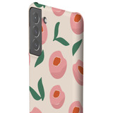 Abstract Peach Pattern Samsung Snap Case By Artists Collection