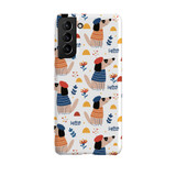 Hello Dogs Pattern Samsung Snap Case By Artists Collection