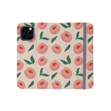 Abstract Peach Pattern iPhone Folio Case By Artists Collection