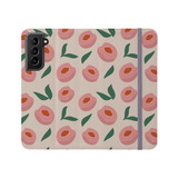 Abstract Peach Pattern Samsung Folio Case By Artists Collection