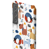 Paw Dogs Pattern Samsung Snap Case By Artists Collection