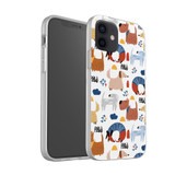 Paw Dogs Pattern iPhone Soft Case By Artists Collection