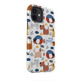 Paw Dogs Pattern iPhone Tough Case By Artists Collection