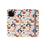 Paw Dogs Pattern iPhone Folio Case By Artists Collection
