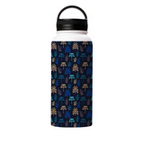 Abstract Plants Pattern Water Bottle By Artists Collection