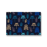 Abstract Plants Pattern Canvas Print By Artists Collection