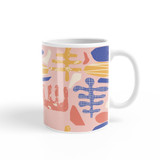 Abstract Plant Pattern Coffee Mug By Artists Collection