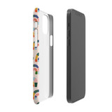 Abstract Rainbows Pattern iPhone Snap Case By Artists Collection