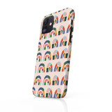 Abstract Rainbows Pattern iPhone Snap Case By Artists Collection