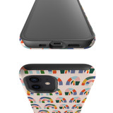 Abstract Rainbows Pattern iPhone Tough Case By Artists Collection