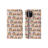 Abstract Rainbows Pattern iPhone Folio Case By Artists Collection