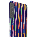 Abstract Ribbons Pattern Samsung Snap Case By Artists Collection