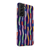 Abstract Ribbons Pattern Samsung Tough Case By Artists Collection