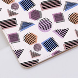 Abstract Shapes Pattern Clutch Bag By Artists Collection