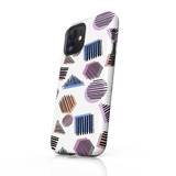 Abstract Shapes Pattern iPhone Tough Case By Artists Collection