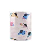 Abstract Shells Pattern Coffee Mug By Artists Collection