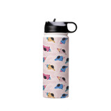 Abstract Shells Pattern Water Bottle By Artists Collection
