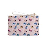 Abstract Shells Pattern Clutch Bag By Artists Collection