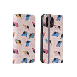 Abstract Shells Pattern iPhone Folio Case By Artists Collection