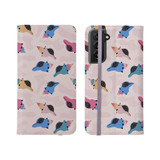 Abstract Shells Pattern Samsung Folio Case By Artists Collection