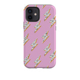 Abstract Thunder Pattern iPhone Tough Case By Artists Collection