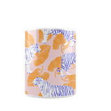 Abstract Tiger Orange Pattern Coffee Mug By Artists Collection