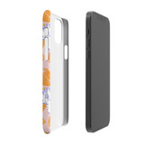 Abstract Tiger Orange Pattern iPhone Snap Case By Artists Collection