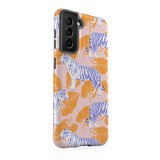 Abstract Tiger Orange Pattern Samsung Tough Case By Artists Collection
