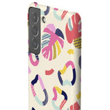 Abstract Tropical Shapes Pattern Samsung Snap Case By Artists Collection