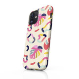 Abstract Tropical Shapes Pattern iPhone Tough Case By Artists Collection