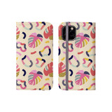 Abstract Tropical Shapes Pattern iPhone Folio Case By Artists Collection