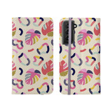 Abstract Tropical Shapes Pattern Samsung Folio Case By Artists Collection