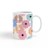 Abstract Wild Flower Pattern Coffee Mug By Artists Collection