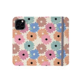 Abstract Wild Flower Pattern iPhone Folio Case By Artists Collection