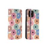 Abstract Wild Flower Pattern iPhone Folio Case By Artists Collection