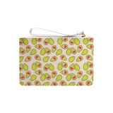 Avocado Love Pattern Clutch Bag By Artists Collection