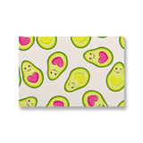 Avocado Love Pattern Canvas Print By Artists Collection