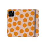 Basketball Pattern iPhone Folio Case By Artists Collection